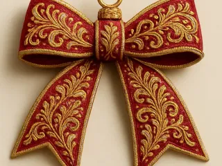 X-MAS BOW ORNAMENT