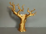 Salvador Dali inspired surreal Clock Tree-2