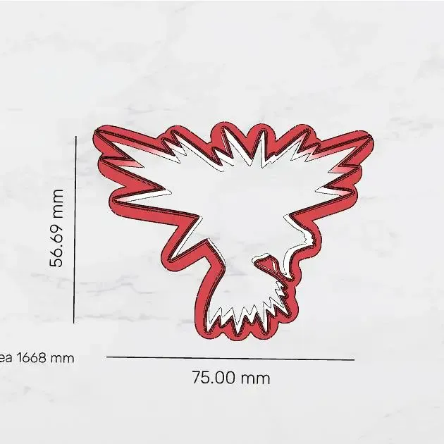 zapdos cookie cutter 1