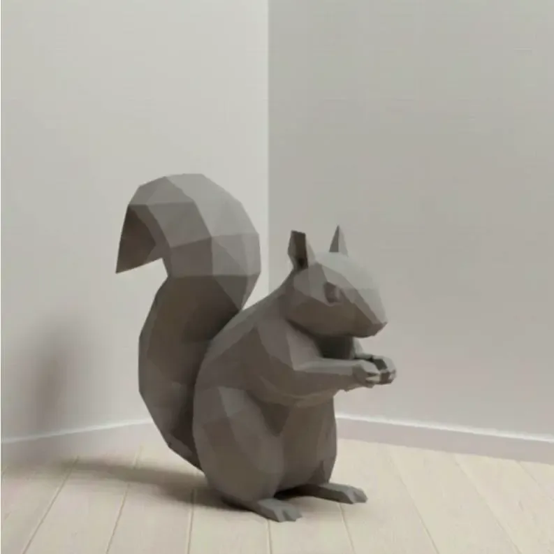 Белка - Low poly