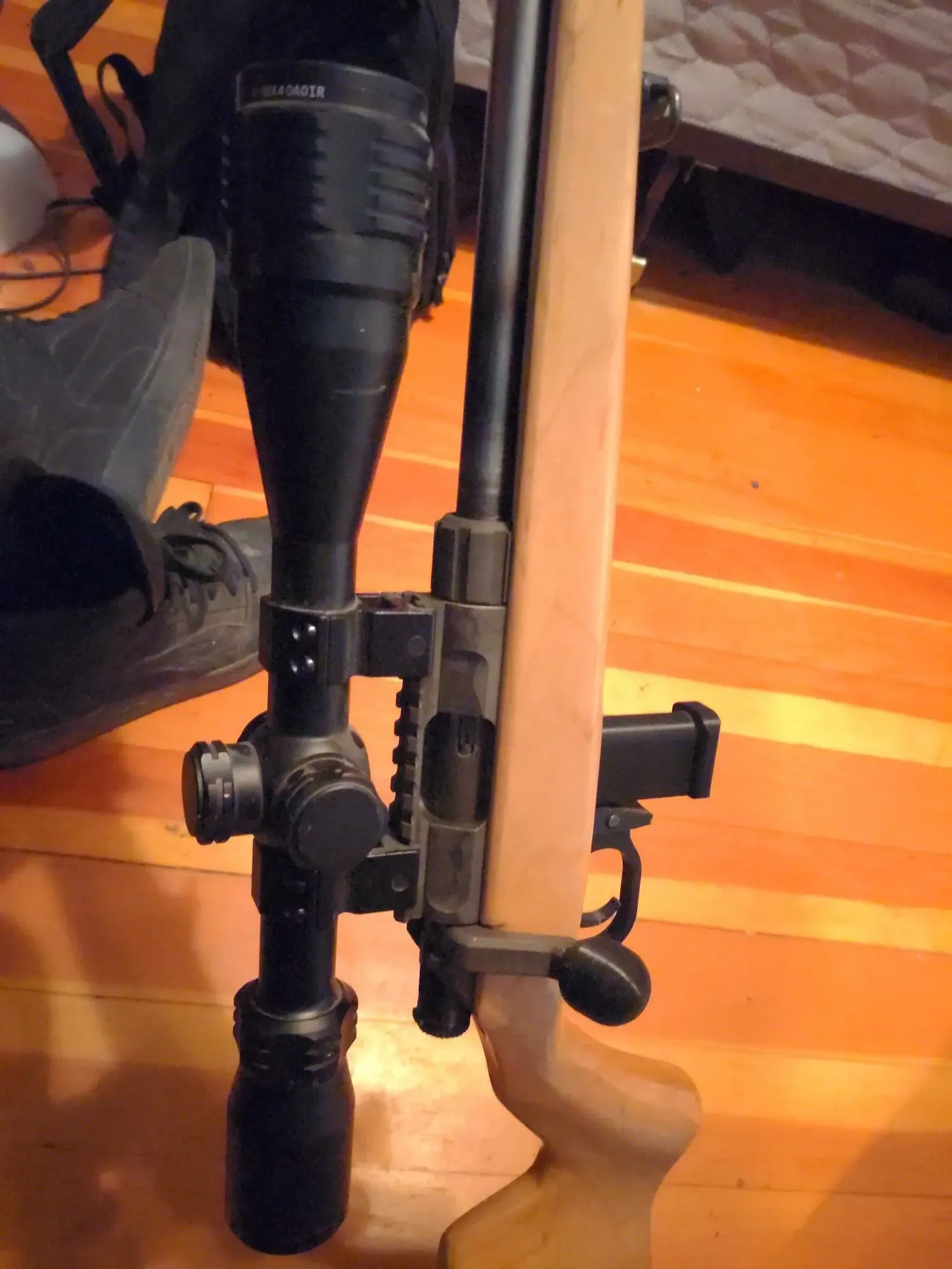 bolt action rifle 22lr functioning model