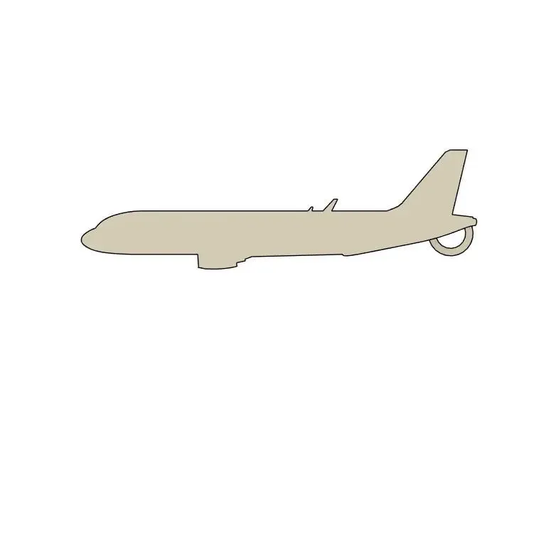 Airbus A320 Keychain keyring key diy