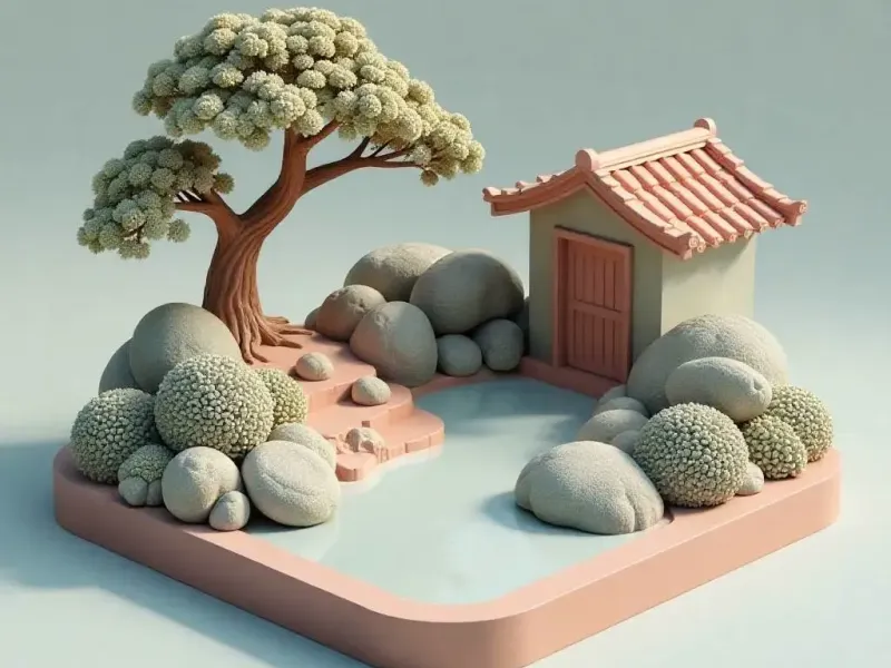 Single Colour Zen Garden