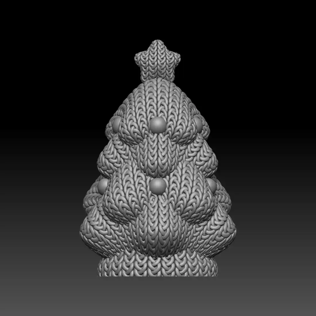 Knitted Christmas Tree