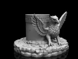 Griffin design pen holder-4