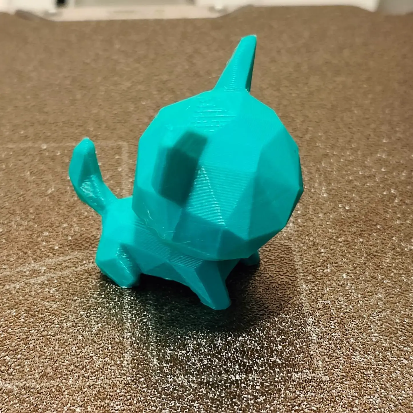 Low poly toy cat