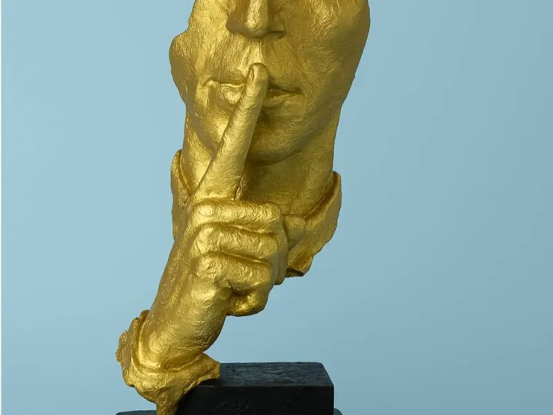 Silent Man - abstract sculpture