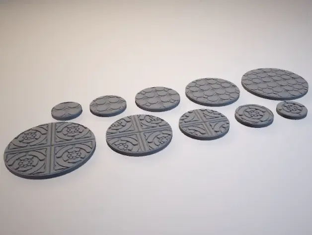 Bases do Tema Nouveau da Masmorra Z.O.D. (escala 28mm/Heroica)