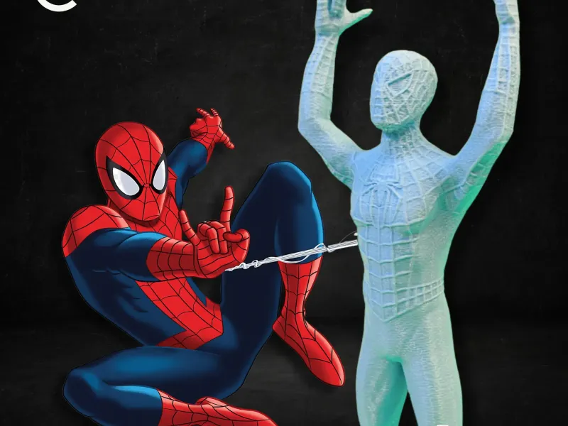 Spiderman Model - No Support Needed