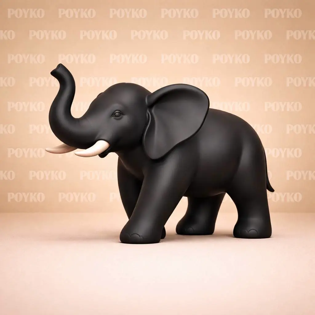 Elephant Sculpture - Minimalist Home Decor