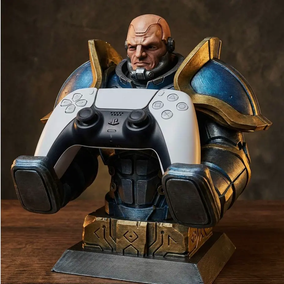 Gaming Controller Holder | Sci-Fi Soldier Gear Stand