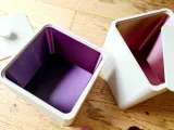 Funky Box lid storage cube with inserts and screw in knobs-1