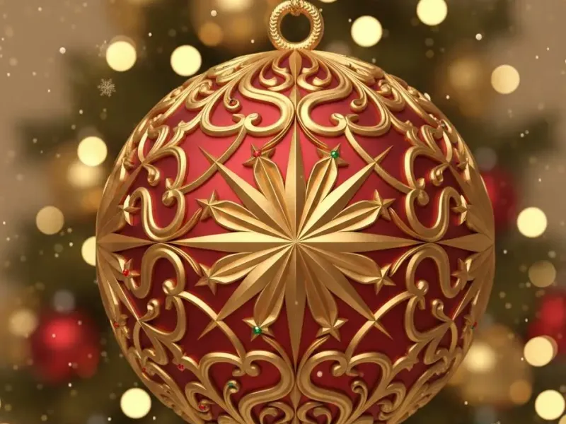 Christmas bauble/bola navideña 22