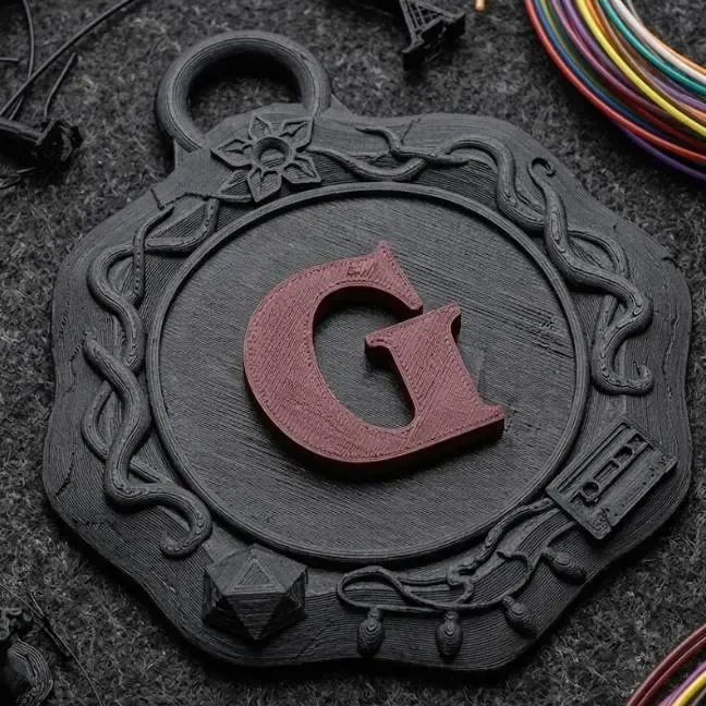 Stranger Things pendant - Letter G by Aza