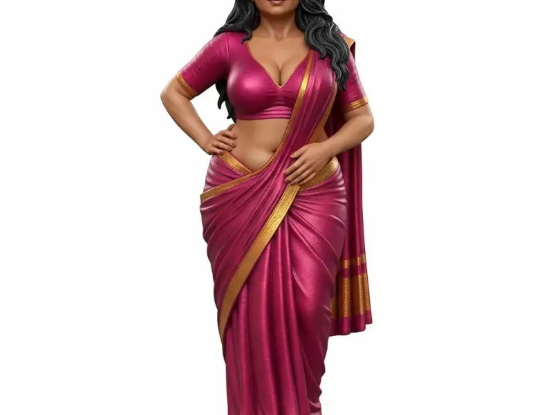Rose Silk Radiance – Indian Glam Collection