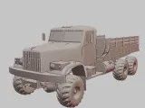 3D Printable Truck Model-0