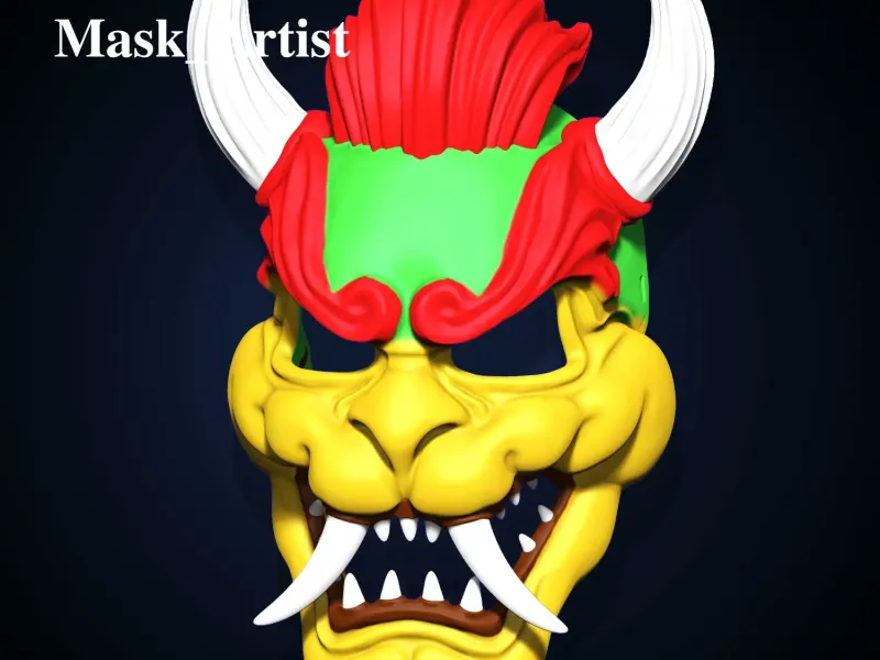 BOWSER Hannya mask