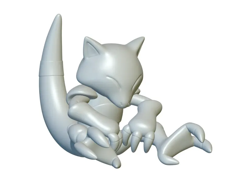 Pokemon Abra #63 - Pronto per la stampa 3D!