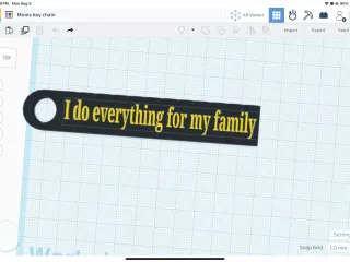Mom‘s touching keychain