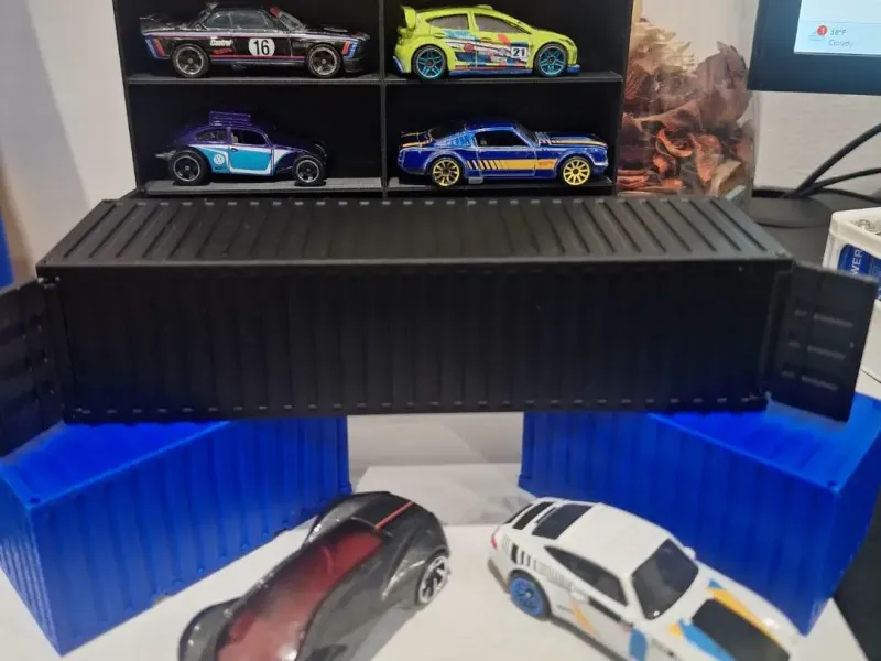 ホットウィール 1/64用ダブル輸送コンテナ