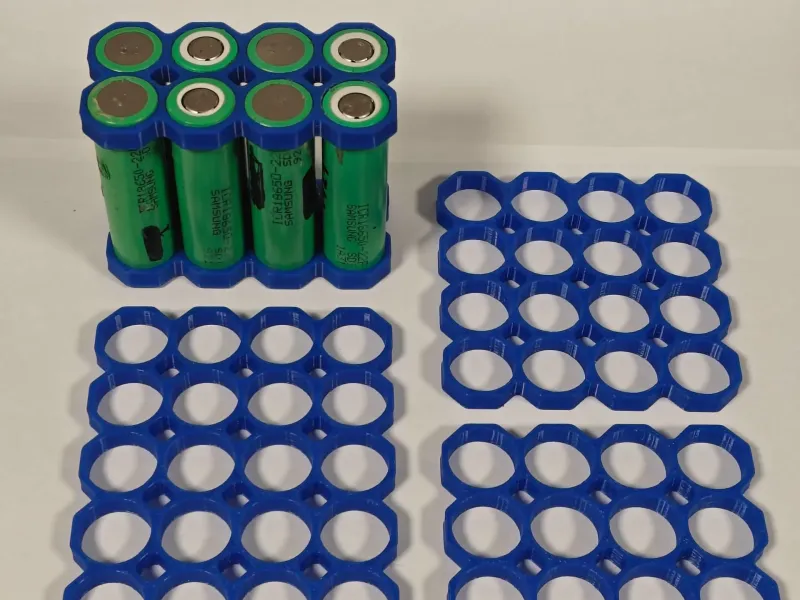 18650 Battery Spacer Grid | Octagonal (8-28 Cells)
