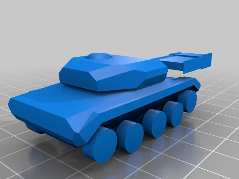 Tank toy - Print in place ! 