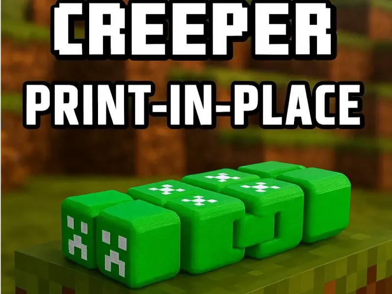 Minecraft Creeper Infinity Cube
