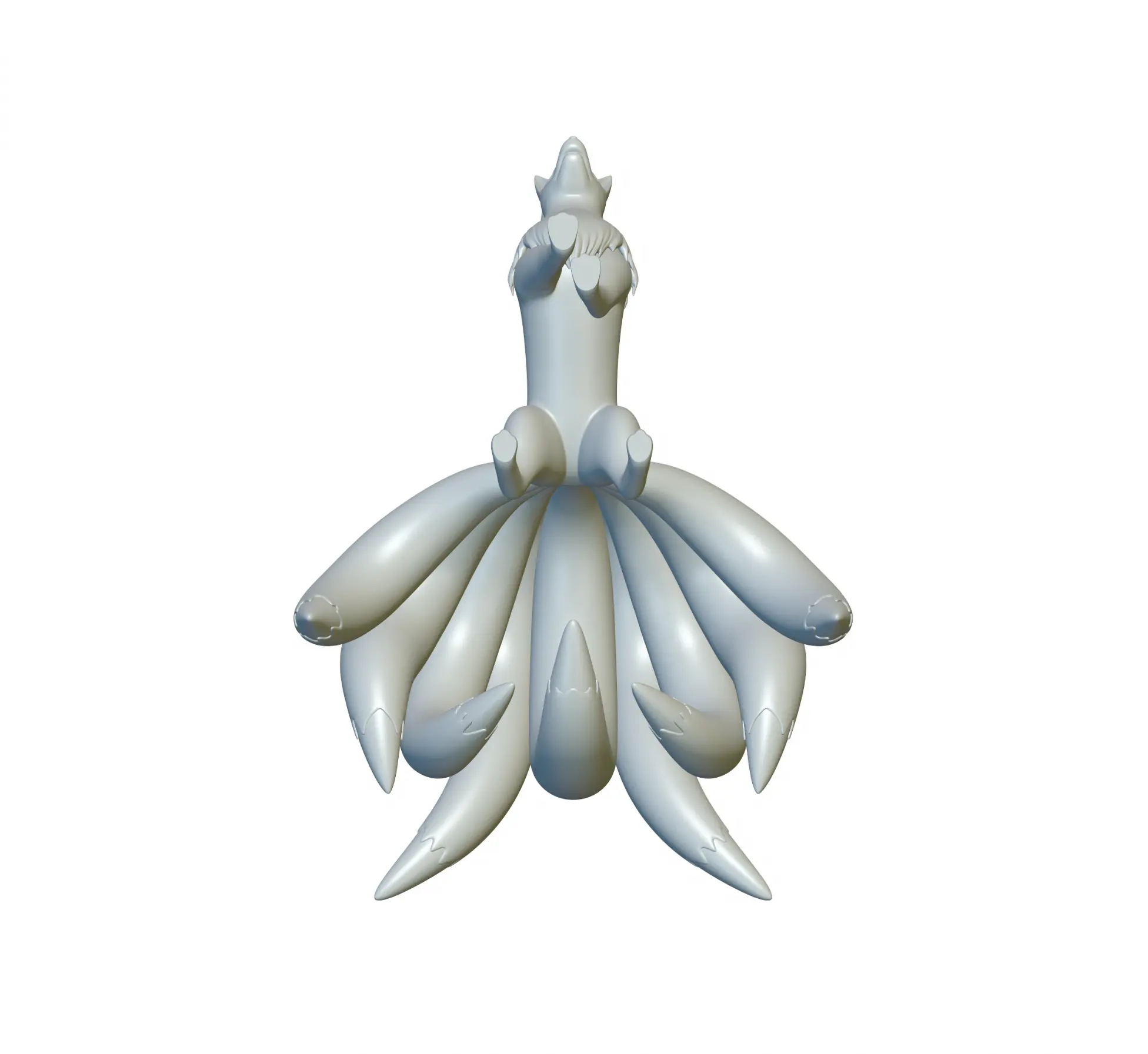 Pokemon Ninetales #38 - ¡Listo para la impresión 3D!