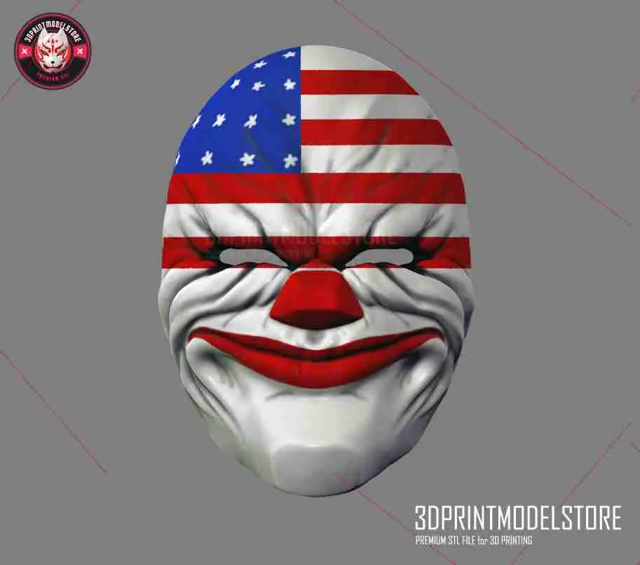 Payday Game Cosplay Mask - Halloween Costume