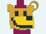 FNaF Fredbear Keychain-0