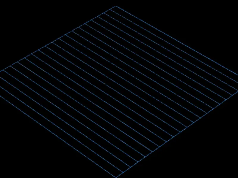 bed level (lines)