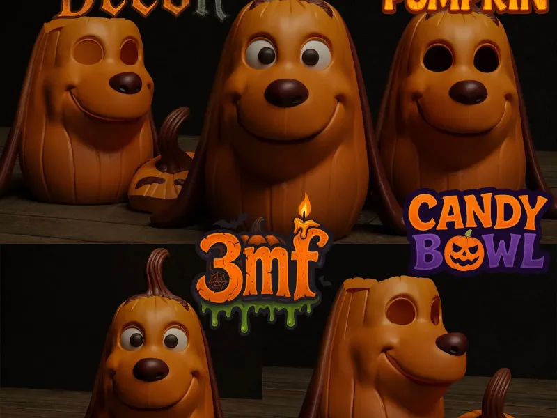 Max the Grinch Dog Pumpkin