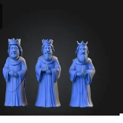 figurines rois mages