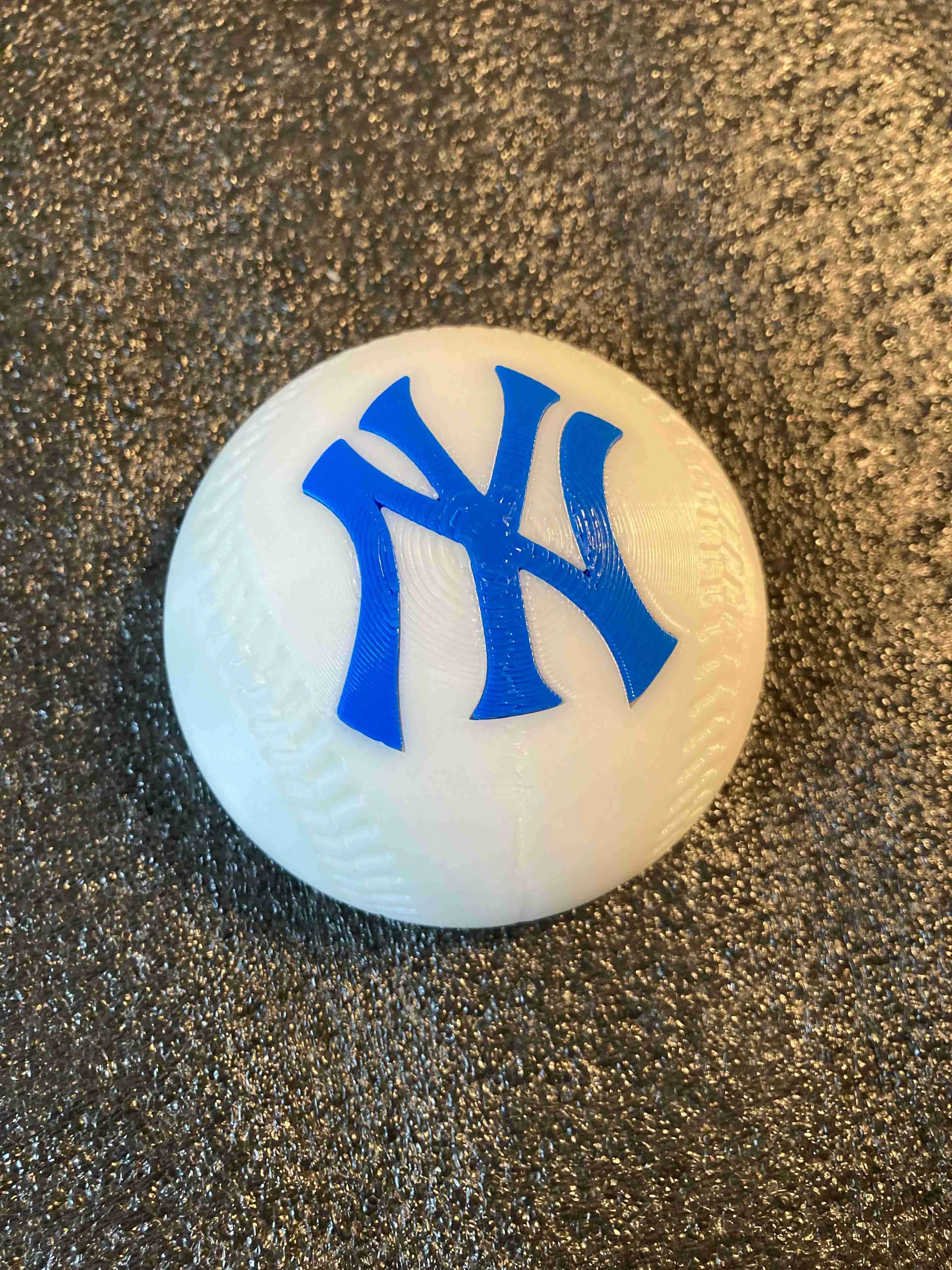 New York Yankees Logo Baseball Ornament