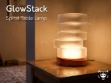 GlowStack – Spiral Table Lamp-1