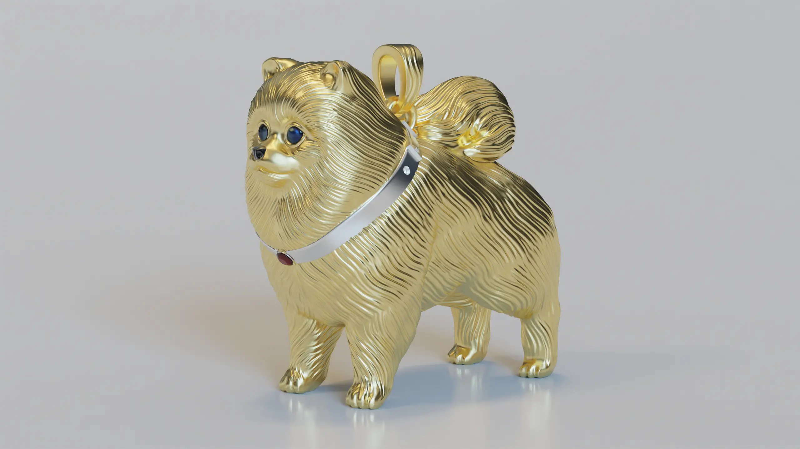 CHARMING DOG POMERANIAN SPITZ | 3D models download | Creality Cloud