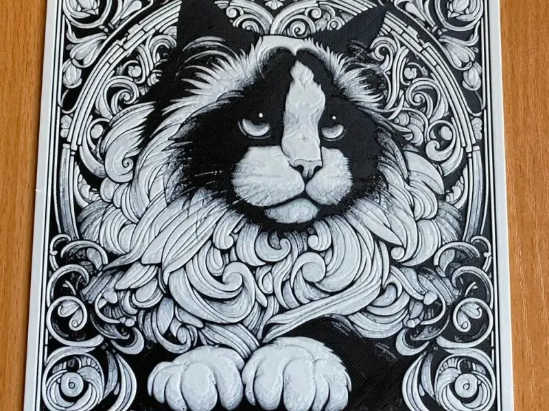 Cat Portrait Hueforge