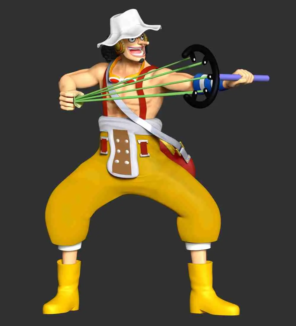 Characters STL Download - One Piece - God Usoppby LoveModels