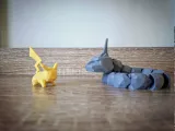 Pikachu attack - low poly (pokemon)-2
