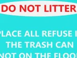 Do Not Litter Sign-0
