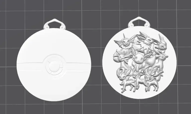 Eeveelutions keychain