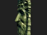 Green Man Low Poly Wall Decor STL OBJ 3MF - 3D Model-6