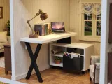 1:12 Scale Miniature Desk for Dollhouse - Furniture-1