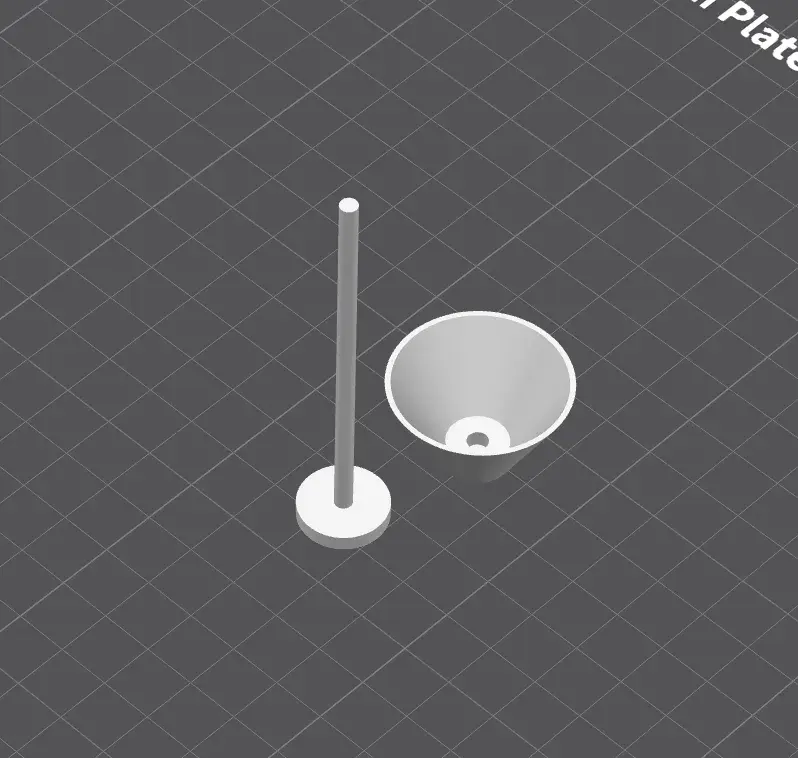 Dollhouse floor lamp miniature house