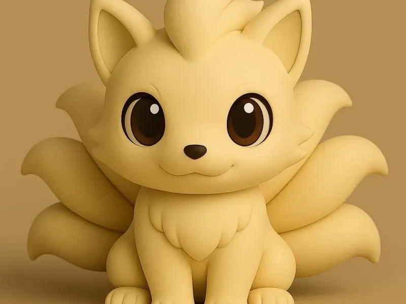Ninetales Pokemon Chibi