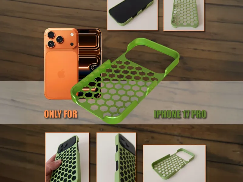 Apple iPhone 17 Pro - Cover con design a esagoni