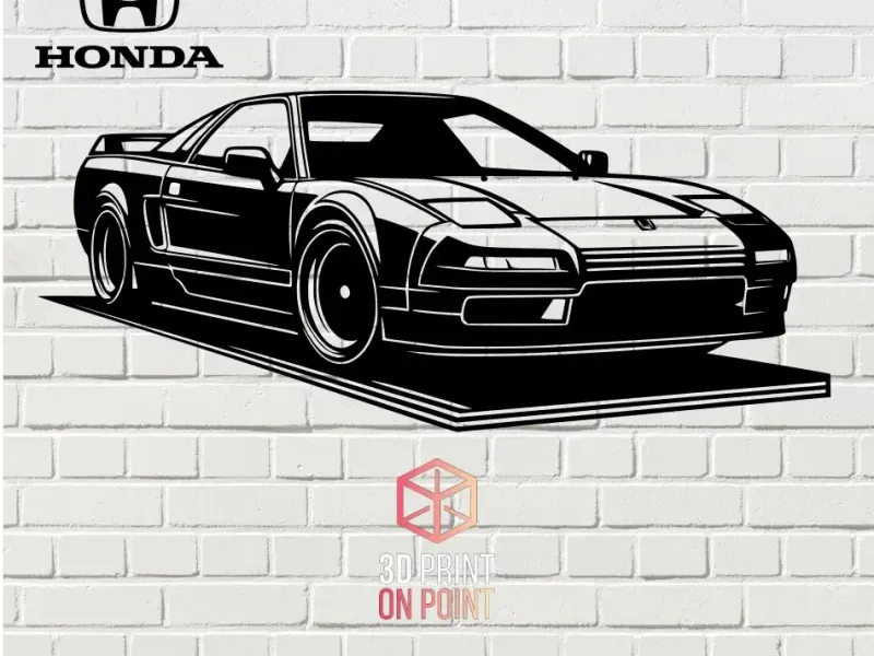 HONDA NSX VINTAGE - 2D WALL ART #4