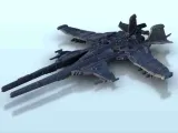 Tethys spaceship 28 - sci-fi science fiction future 40k legi-0