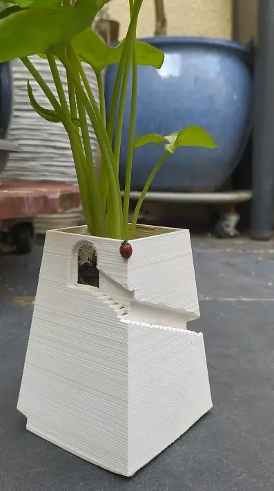 POT FLEUR ADAPTÉ AUX INSECTES - FLOWER POT FOR INSECTES