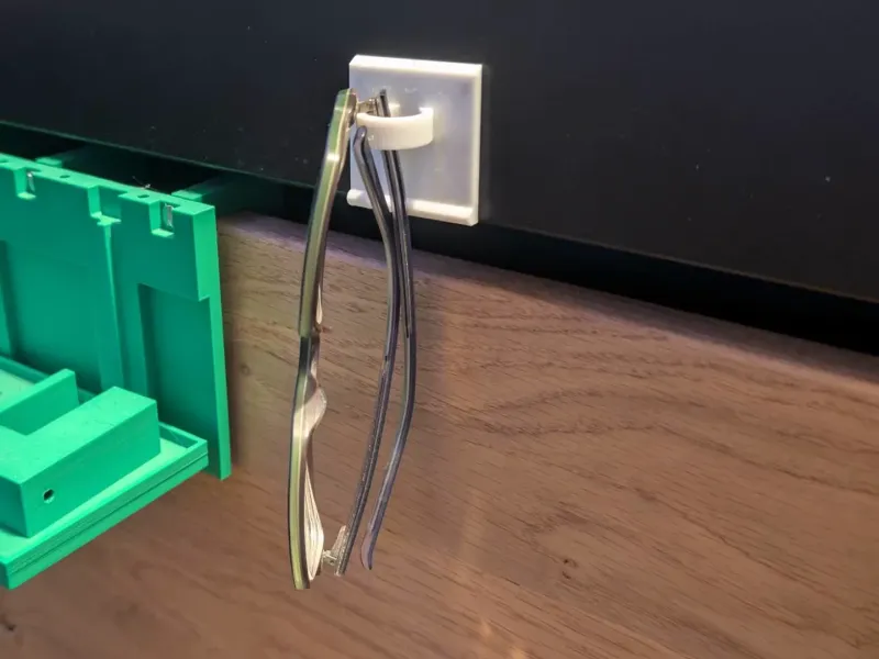 Magnetic Hook Glasses or Keys Bed Frame Mount
